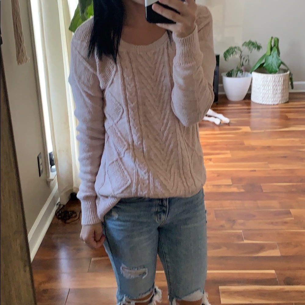 Pink sweater
